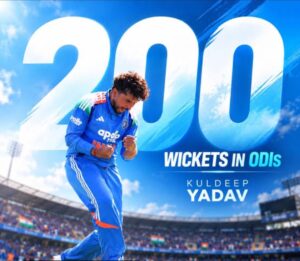 Kuldeep Yadav 200 Wickets